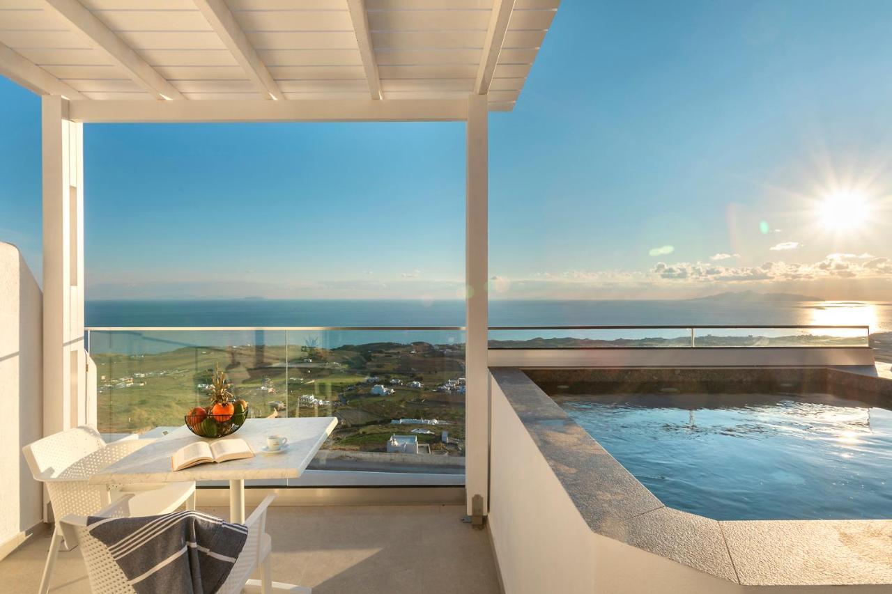 La Estrella 4 Suites With Sea View & 4 Prive Hot Tub Vourvoúlos Екстериор снимка