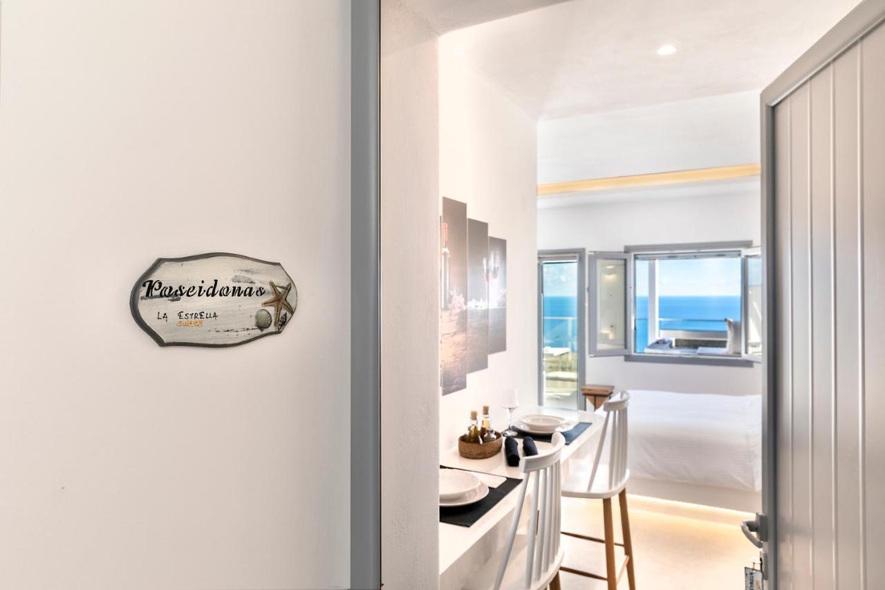 La Estrella 4 Suites With Sea View & 4 Prive Hot Tub Vourvoúlos Екстериор снимка