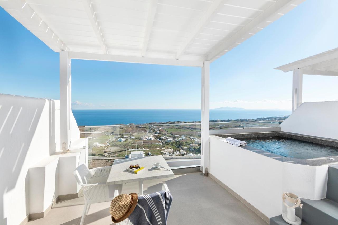 La Estrella 4 Suites With Sea View & 4 Prive Hot Tub Vourvoúlos Екстериор снимка